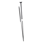 BUSH LIGHT bipiede in alluminio H165cm / 649gr - immagine 2