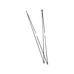 BUSH LIGHT bipiede in alluminio H165cm / 649gr